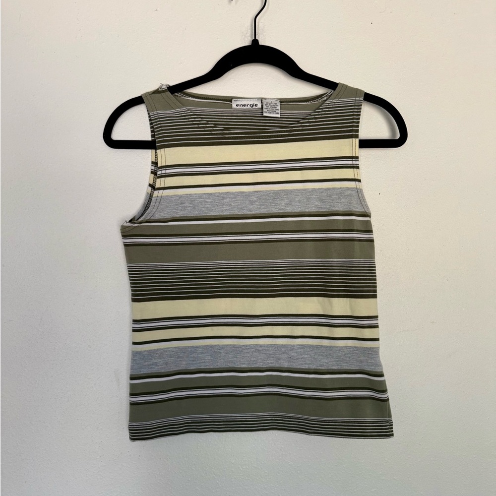 2000s Boatneck Striped Tank